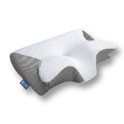 Pernă cervicală din spumă cu memorie cu suport pentru brațe, pentru cei care dorm pe o parte și pe spate | ERGOPILLOW